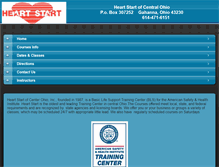 Tablet Screenshot of heartstartohio.com